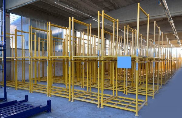 MP050-04 PEDANE O PALLET CON SPONDE AD INFILARE mm 1200 x1200 h1600 - immagine 9