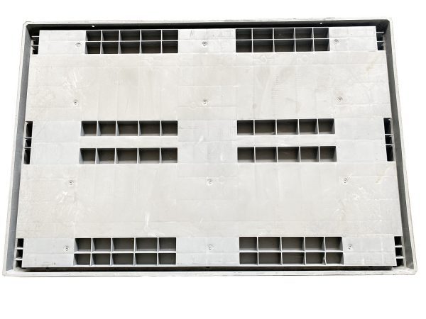PC001-02 CONTENITORI INDUSTRIALI IN PLASTICA RIPIEGABILI mm 1200 x 800 h 970 - immagine 7