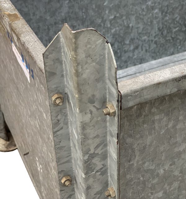 MC067-02 CONTENITORI INDUSTRIALI IN LAMIERA ZINCATA mm 1160X780 H720 - immagine 6