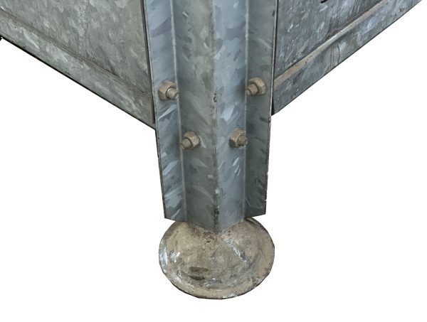 MC067-02 CONTENITORI INDUSTRIALI IN LAMIERA ZINCATA mm 1160X780 H720 - immagine 7