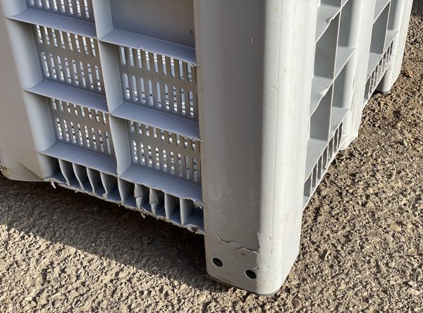 PC054-19 CONTENITORI INDUSTRIALI IN PLASTICA GRIGLIATI mm 1200x1000 h760 - immagine 4