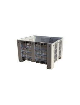 PC054-19 CONTENITORI INDUSTRIALI IN PLASTICA GRIGLIATI mm 1200x1000 h760