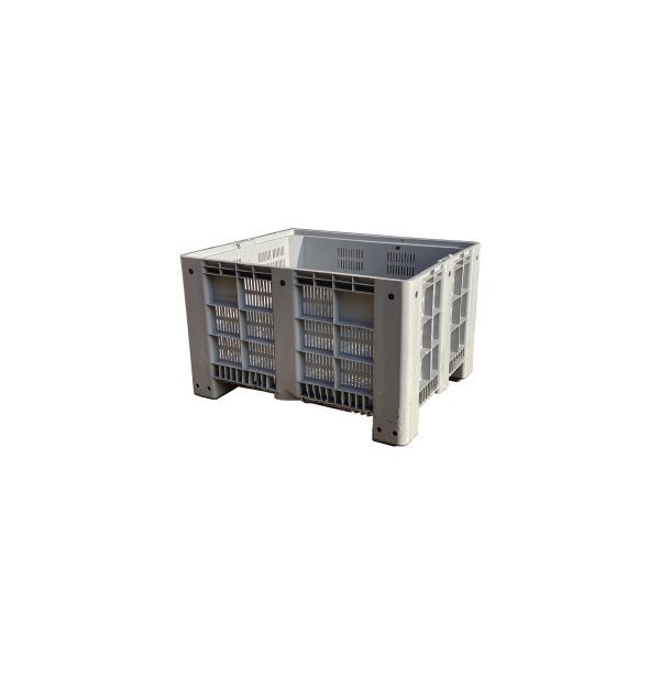 PC054-19 CONTENITORI INDUSTRIALI IN PLASTICA GRIGLIATI mm 1200x1000 h760