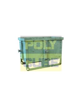 MC050-06 CONTENITORI IN LAMIERA SERIE PESANTE RIBALTABILI mm 950x610 H610