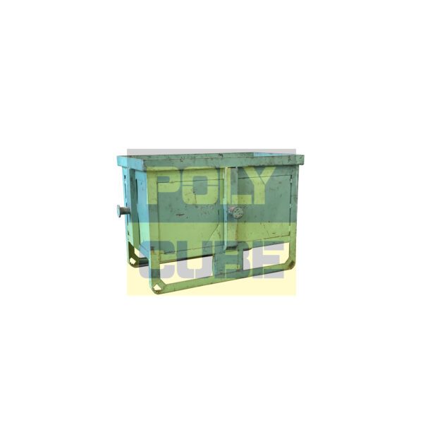 MC050-06 CONTENITORI IN LAMIERA SERIE PESANTE RIBALTABILI mm 950x610 H610