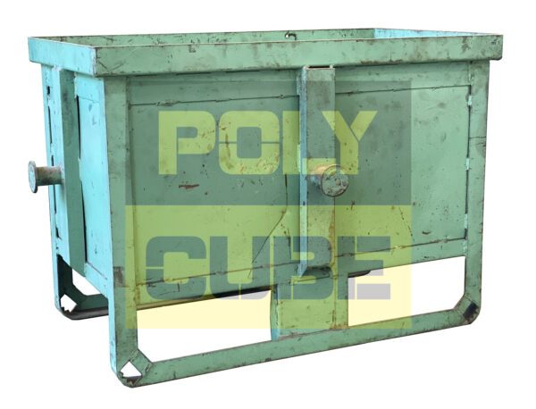 MC050-06 CONTENITORI IN LAMIERA SERIE PESANTE RIBALTABILI mm 950x610 H610 - immagine 2
