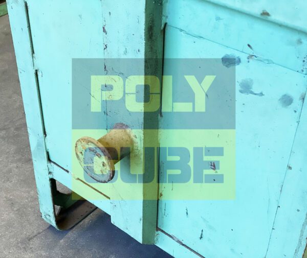 MC050-06 CONTENITORI IN LAMIERA SERIE PESANTE RIBALTABILI mm 950x610 H610 - immagine 6