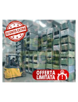 (IN PROMOZIONE) MC044-05 CONTENITORI IN LAMIERA SERIE PESANTE CON SPORTELLINO mm 1000x800 h670