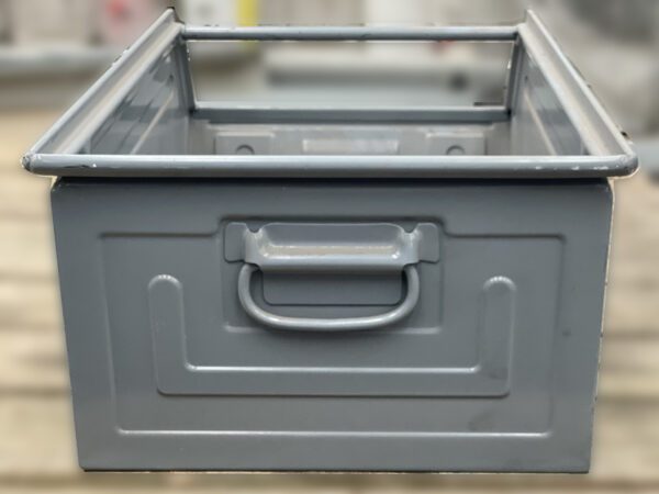 MC028-04 CASSETTE METALLICHE A BOCCA DI LUPO Versione grande mm 700 x 450 h300 - immagine 3
