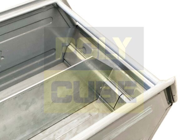 MC028-04 CASSETTE METALLICHE A BOCCA DI LUPO Versione grande mm 700 x 450 h300 - immagine 7