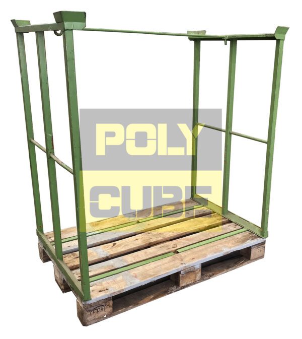 MP027-04 SPONDE IN METALLO PER BANCALI EPAL mm 1200X800 H1380 - immagine 2