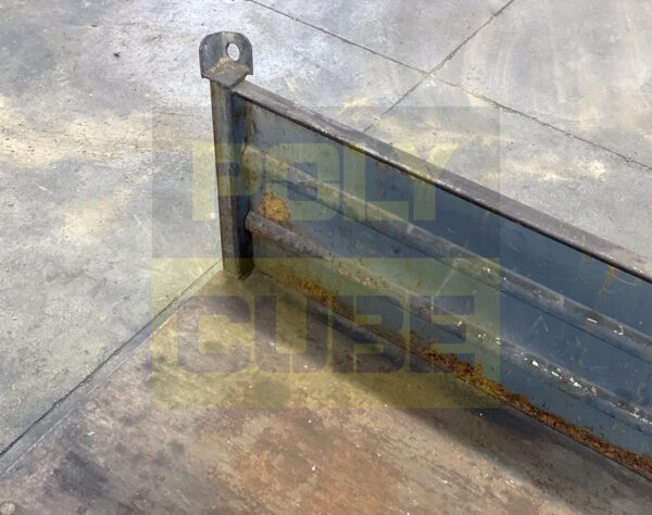 MC024-12 CONTENITORI IN LAMIERA IMPILABILI CON LATI CORTI APERTI mm 1000 X 800 H610 (basse) - immagine 4