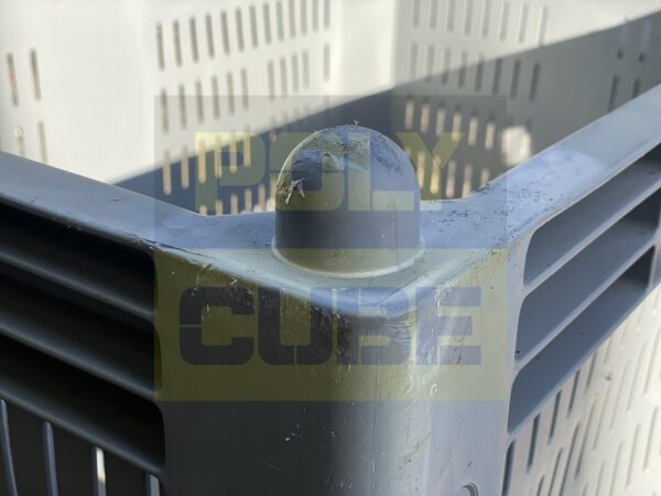 PC017-11 CONTENITORI IN PLASTICA CARGOPALLET 600 plus RETE mm 1200 x 800 h 850 - immagine 6