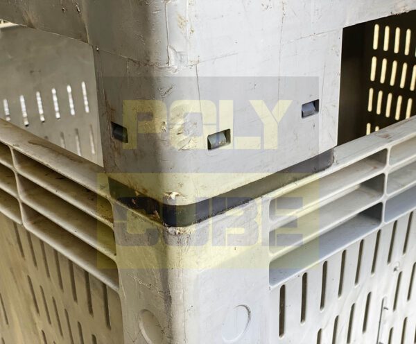 PC017-11 CONTENITORI IN PLASTICA CARGOPALLET 600 plus RETE mm 1200 x 800 h 850 - immagine 8