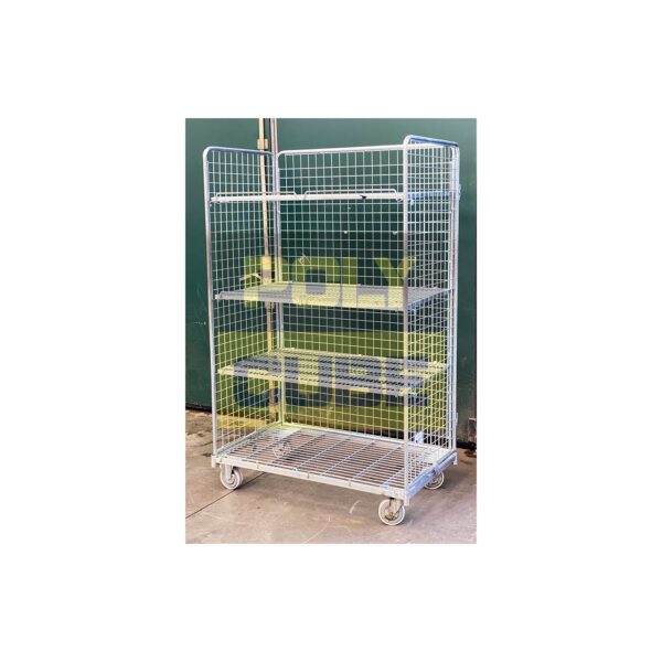 MC028-09 ROLL CONTAINER CON RIPIANI mm1150 X 650 h1800