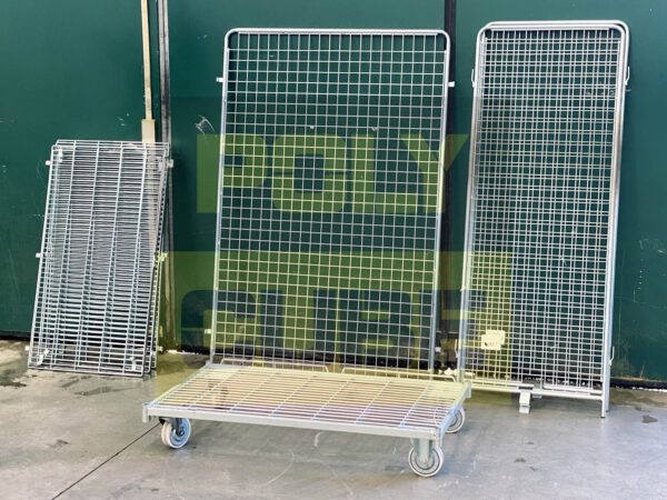MC028-09 ROLL CONTAINER CON RIPIANI mm1150 X 650 h1800 - immagine 4