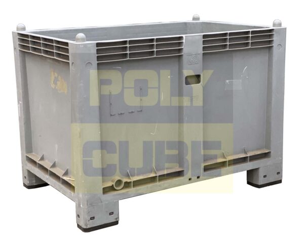 PC028-13 CONTENITORI IN PLASTICA CARGOPALLET 600 plus versione PIENA mm 1200 x 800 h 850 - immagine 2