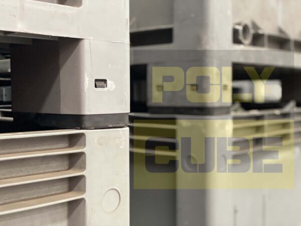 PC028-13 CONTENITORI IN PLASTICA CARGOPALLET 600 plus versione PIENA mm 1200 x 800 h 850 - immagine 5