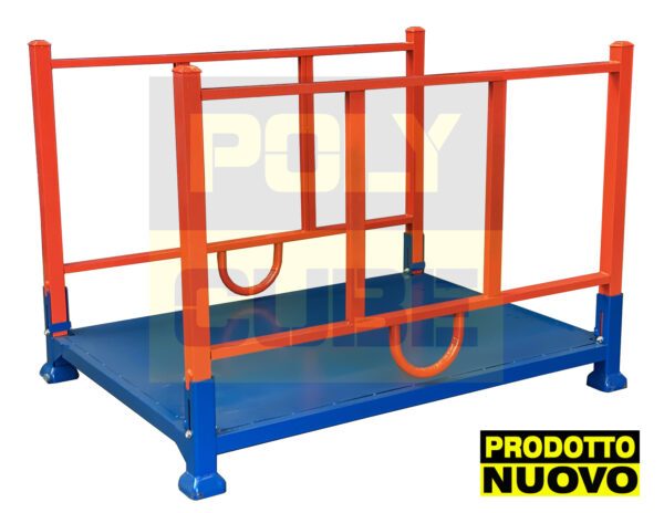 MP093-01 (prodotto NUOVO) PALLET PORTA ROTOLI RIPIEGABILI mm 1500 x 1120 h 1100 - immagine 2
