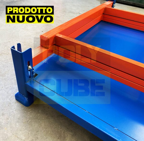 MP093-01 (prodotto NUOVO) PALLET PORTA ROTOLI RIPIEGABILI mm 1500 x 1120 h 1100 - immagine 4
