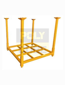 MP093-02 (prodotto NUOVO) PEDANE PALLET CON MONTANTI AD INFILARE mm 1200 x 1200 h 1200