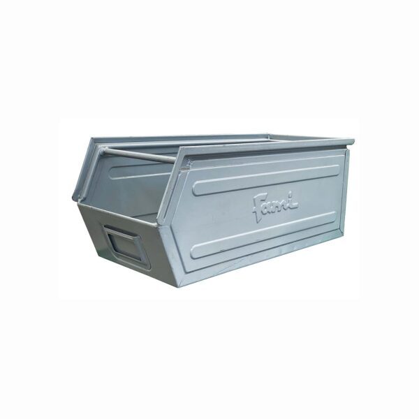 MC003-05 CASSETTE METALLICHE A BOCCA DI LUPO CON TRAVERSINO Versione piccola mm 500 x 210 h 200 (LOTTO DI 10 PEZZI)