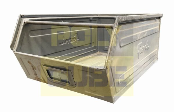 MC048-05 CASSETTE METALLICHE A BOCCA DI LUPO Versione MEDIA mm 515 x 310 h200 - immagine 3