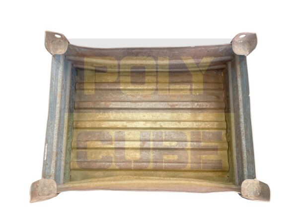 MC037-22 CONTENITORI INDUSTRIALI IN LAMIERA versione small mm 800x600 h500 - immagine 6