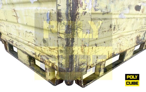 MC060-01 CONTENITORI INDUSTRIALI IN LAMIERA SERIE PESANTE versione big mm 1450X1100 H780 - immagine 5