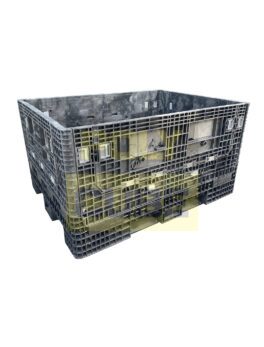 PC001-13 CONTENITORI INDUSTRIALI IN PLASTICA ABBATTIBILI versione BIG mm 1630X1220 H880