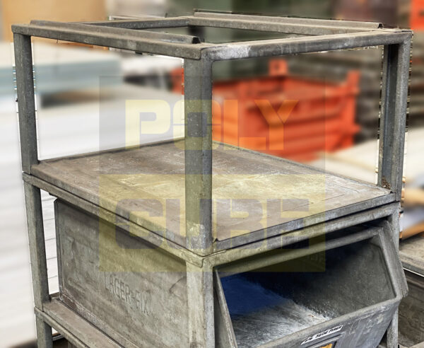 MC016-01 SCAFFALATURA COMPONIBILE PER CASSETTE A BOCCA DI LUPO mm 500 x 360 h250 - immagine 5
