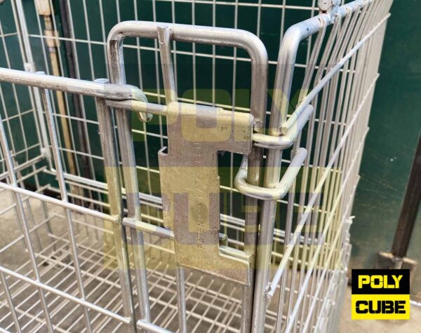MC020-10 CESTE IN FILO METALLICO ZINCATO formato EUR mm 1200 X 800 H1120 - immagine 4