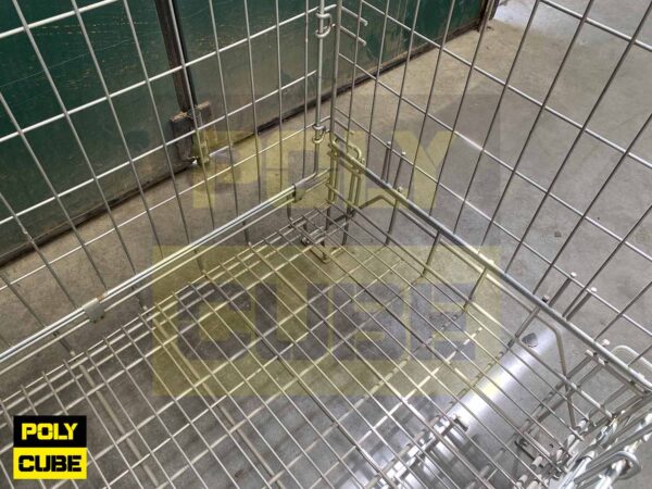 MC020-11 CESTE IN FILO METALLICO ZINCATO formato EUR mm 1200 X 800 H970 - immagine 9