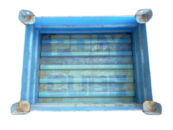 MC037-22 CONTENITORI INDUSTRIALI IN LAMIERA versione small mm 800x600 h500 - immagine 5