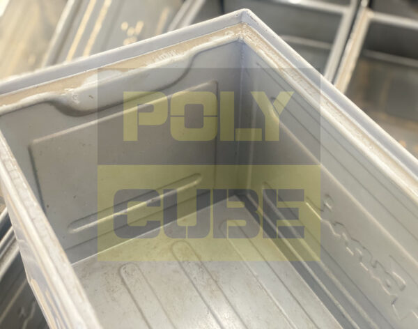 MC048-04 CASSETTE METALLICHE A BOCCA DI LUPO CON TRAVERSINO Versione piccola mm 345x210 h200 - immagine 4