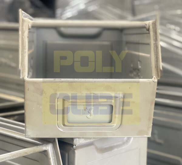 MC048-04 CASSETTE METALLICHE A BOCCA DI LUPO CON TRAVERSINO Versione piccola mm 345x210 h200 - immagine 5