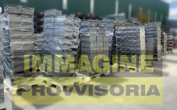 MC048-04 CASSETTE METALLICHE A BOCCA DI LUPO CON TRAVERSINO Versione piccola mm 345x210 h200 - immagine 6