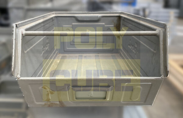 MC048-05 CASSETTE METALLICHE A BOCCA DI LUPO CON TRAVERSINO Versione MEDIA mm 515 x 310 h200 - immagine 4