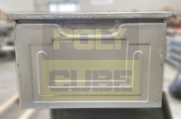 MC048-05 CASSETTE METALLICHE A BOCCA DI LUPO CON TRAVERSINO Versione MEDIA mm 515 x 310 h200 - immagine 6