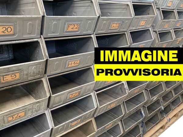 MC048-05 CASSETTE METALLICHE A BOCCA DI LUPO CON TRAVERSINO Versione MEDIA mm 515 x 310 h200 - immagine 8
