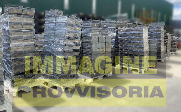 MC048-05 CASSETTE METALLICHE A BOCCA DI LUPO CON TRAVERSINO Versione MEDIA mm 515 x 310 h200 - immagine 9