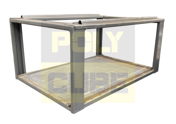 MC048-05 CASSETTE METALLICHE A BOCCA DI LUPO CON TRAVERSINO Versione MEDIA mm 515 x 310 h200 - immagine 10