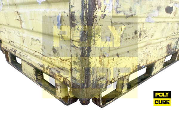MC060-01 CONTENITORI INDUSTRIALI IN LAMIERA SERIE PESANTE versione big mm 1450X1100 H780 - immagine 5
