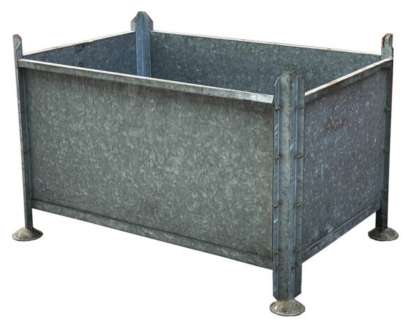 MC067-02 CONTENITORI INDUSTRIALI IN LAMIERA ZINCATA mm 1160X780 H720 - immagine 3