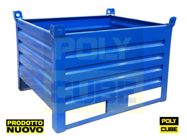 MC093-08 (prodotto NUOVO) CONTENITORI IN LAMIERA CON SLITTA LATO LUNGO mm 1000x800h 695 - immagine 2