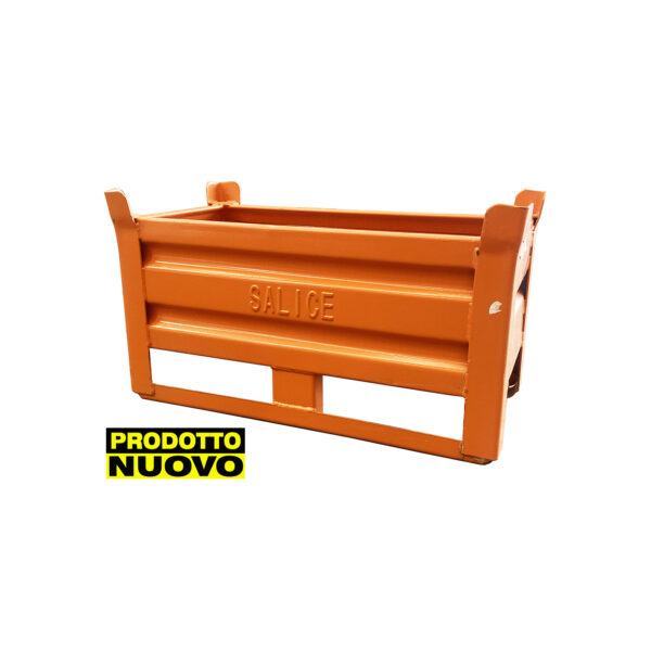 MC093-09 (prodotto NUOVO) CONTENITORI IN LAMIERA CON SLITTA LATO LUNGO mm 655x335h 380