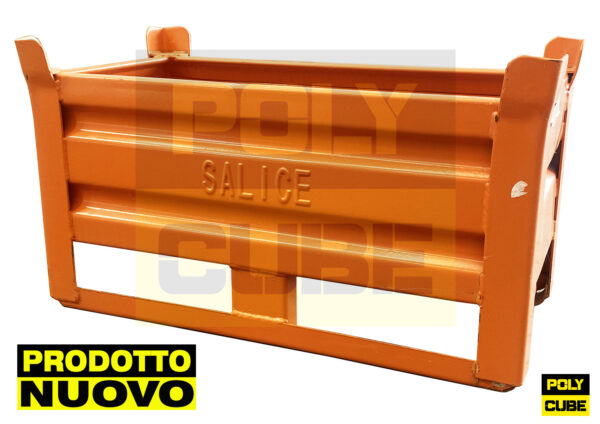 MC093-09 (prodotto NUOVO) CONTENITORI IN LAMIERA CON SLITTA LATO LUNGO mm 655x335h 380 - immagine 2