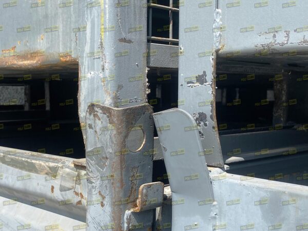 MC093-13 CONTENITORI INDUSTRIALI CON PORTELLA misto lamiera e rete mm 1000 X 800 H840 - immagine 8