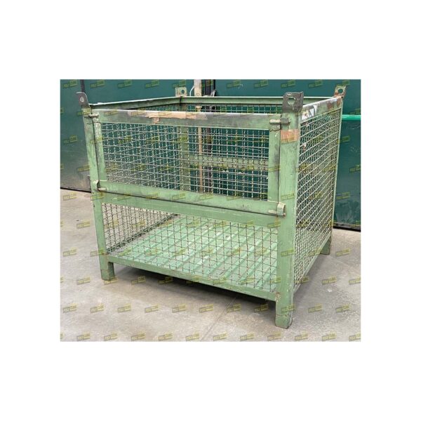 MC103-01 CONTENITORI INDUSTRIALI IN RETE CON SPORTELLINO mm1200x1000h1050