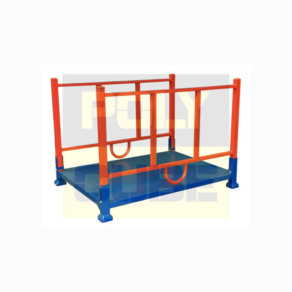 MP093-01 (prodotto NUOVO) PEDANE PALLET PORTA ROTOLI RIPIEGABILI mm 1500 x 1120 h 1100